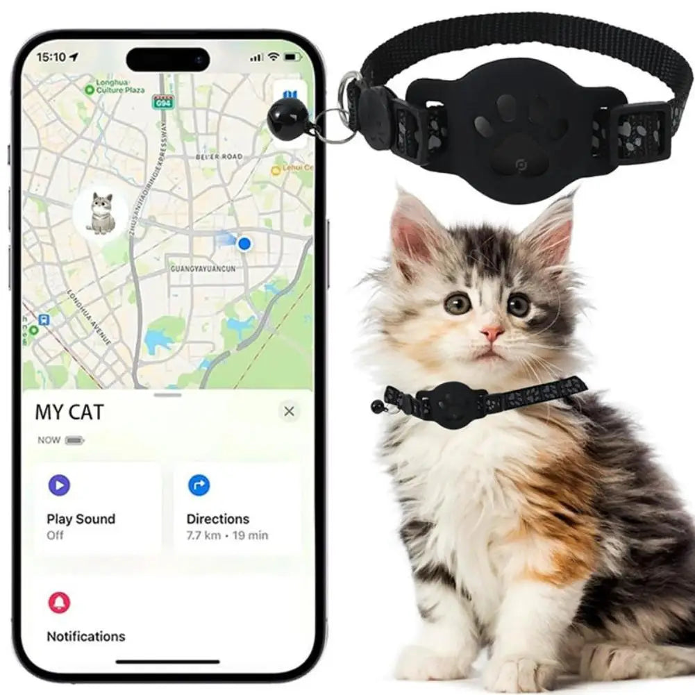 Cat GPS Tracker Collar Smart Pet iOS