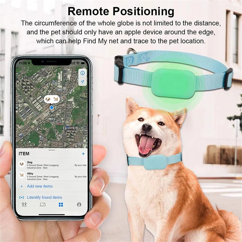 Waterproof Pet GPS Tracker Dog Cat Silicone Collar No Subscription
