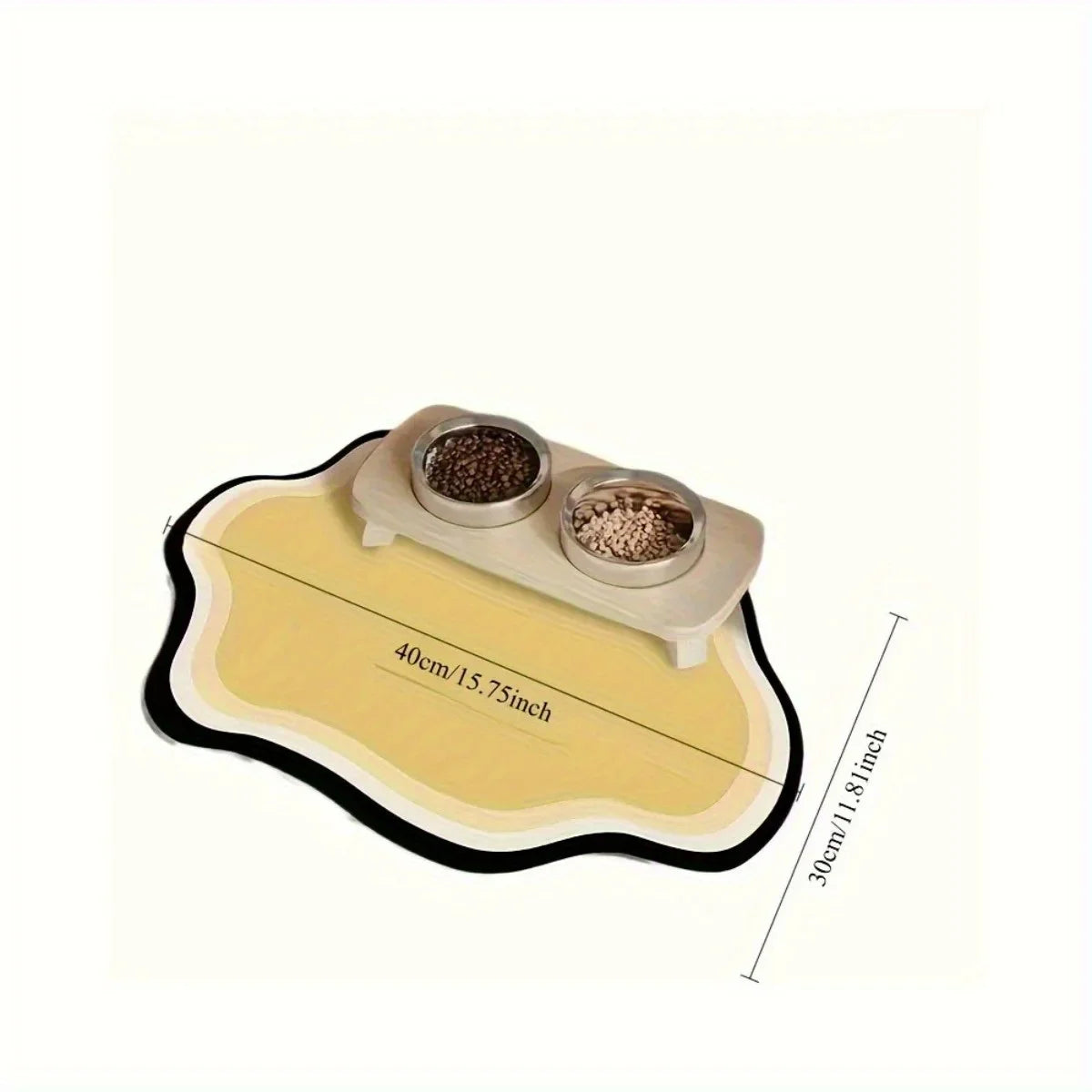 VIKAMA Pet Feeding Mat Diatomite Non-Slip Cat Dog