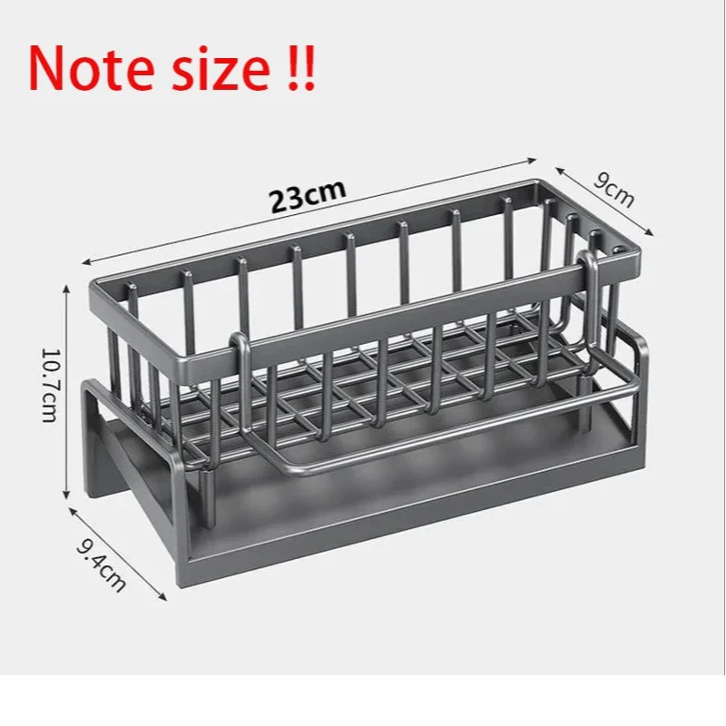 Kitchen Sink Drain Rack ABS Organizer Soap Sponge Holder