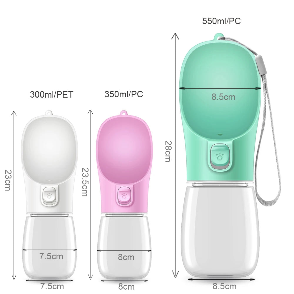 Dog Water Bottle Leakproof Travel Feeder Puppy Cat