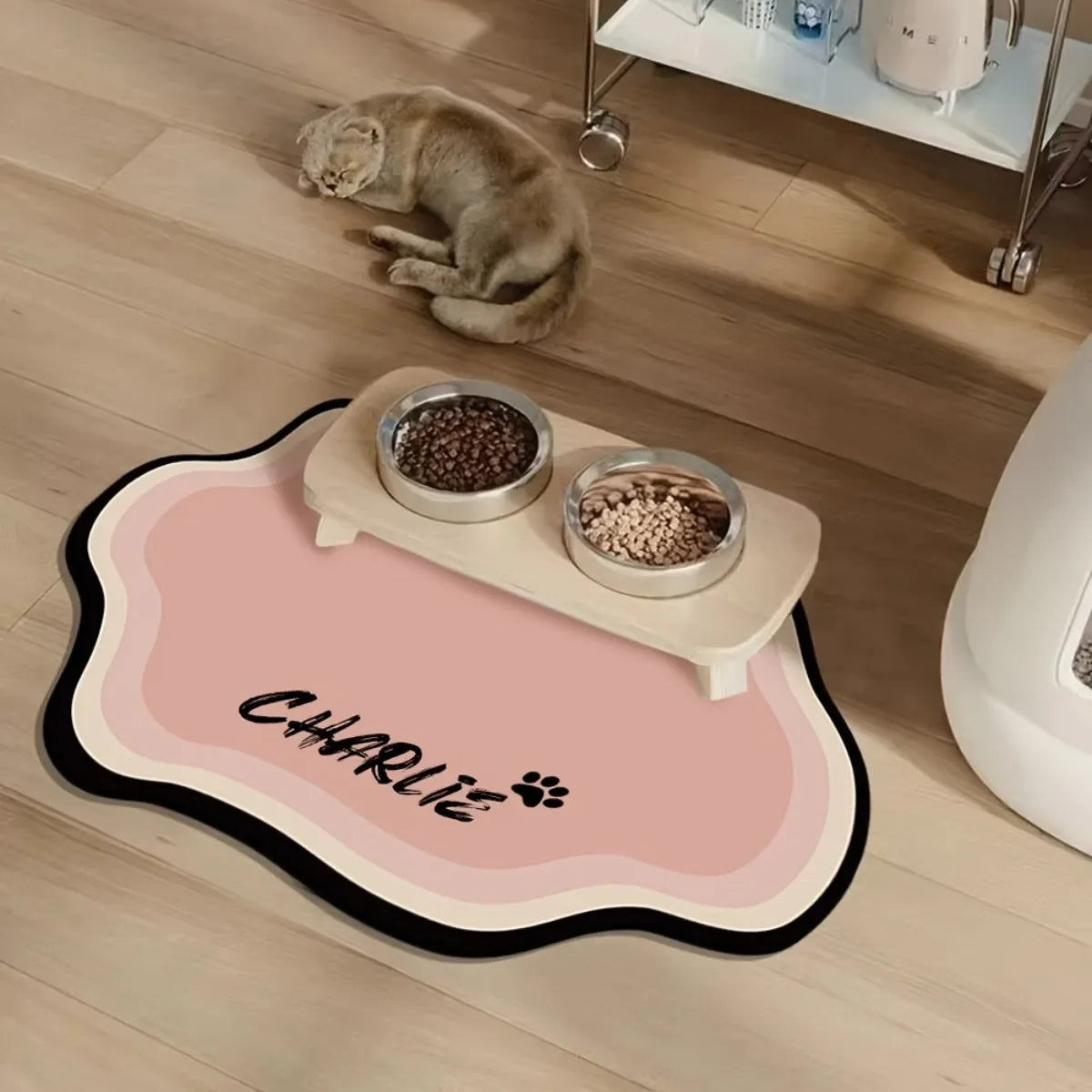 VIKAMA Pet Feeding Mat Diatomite Non-Slip Cat Dog