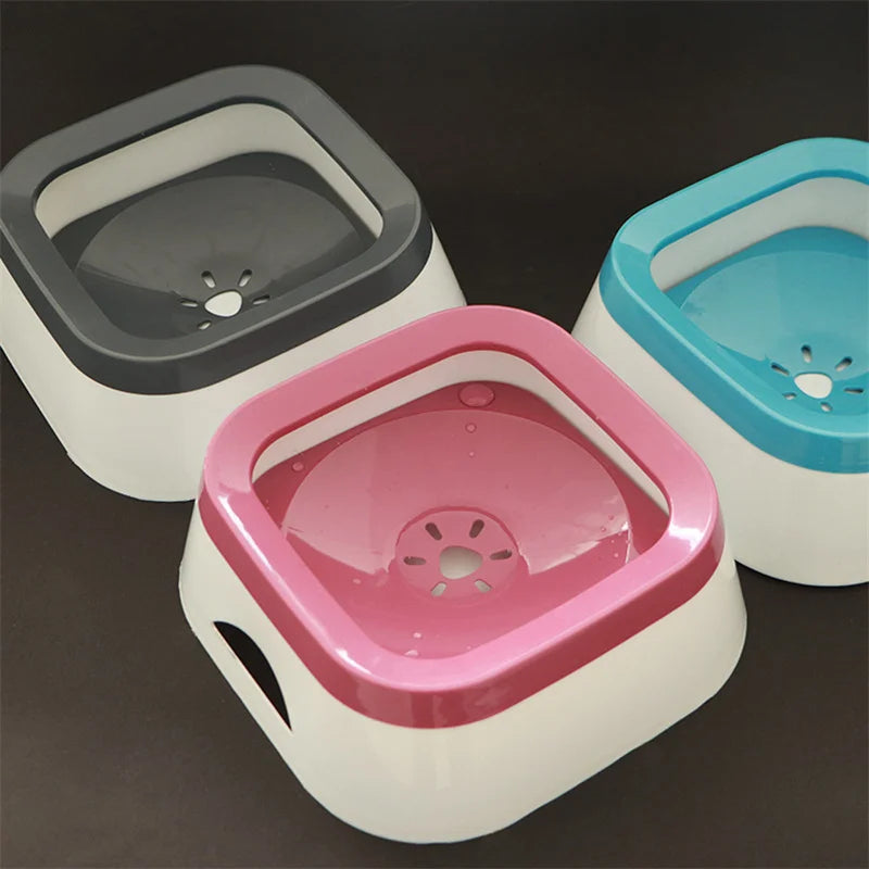 Anti-Splash Dog Water Bowl 1L Large Capacity