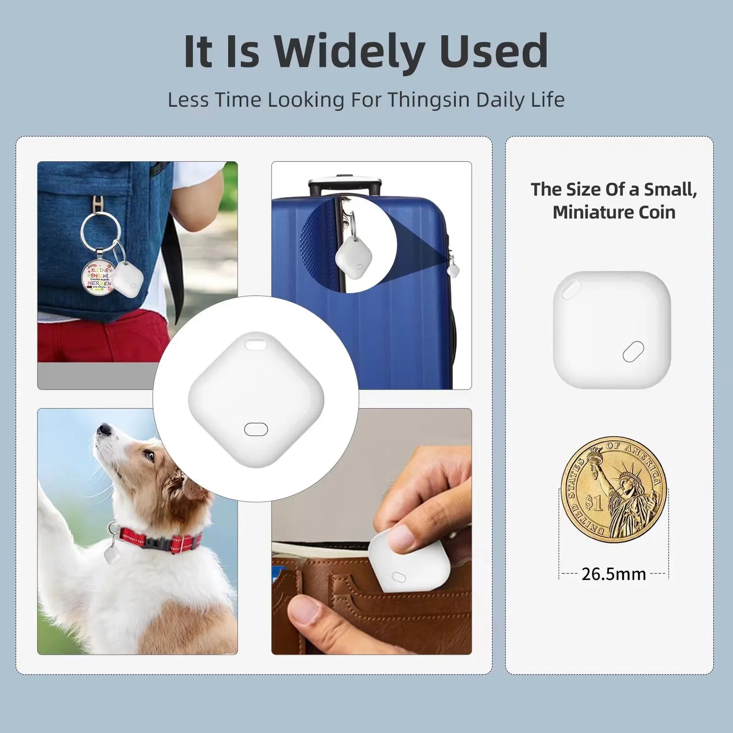 Mini Tracking Device Apple Find My Smart iTag Bluetooth GPS