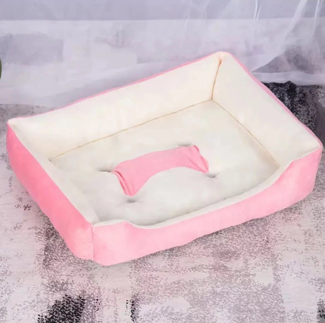 Pet House Dog Bed Cat Mat Plush Warm Cushion Puppy