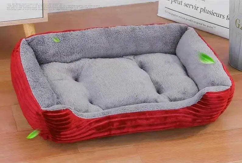 Pet House Dog Bed Cat Mat Plush Warm Cushion Puppy