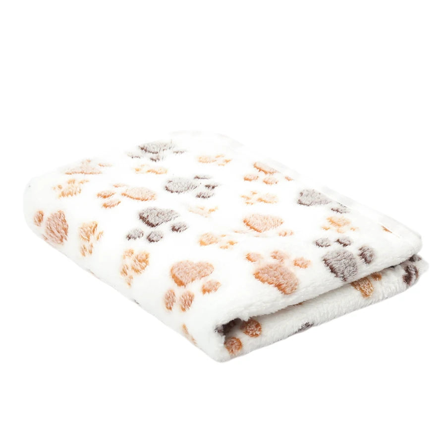 Pet Blanket Fluffy Soft Flannel Warm Dog Cat Mat