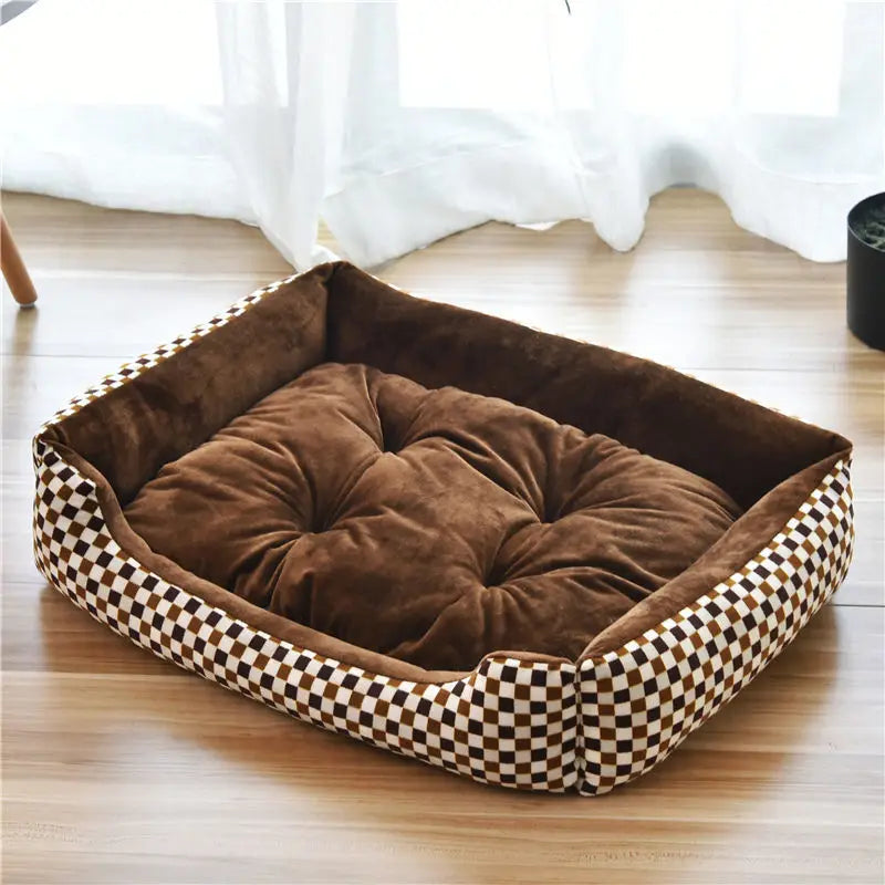 Pet House Dog Bed Cat Mat Plush Warm Cushion Puppy