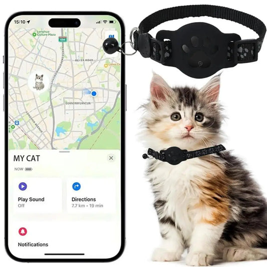 Cat GPS Tracker Collar Smart Pet iOS