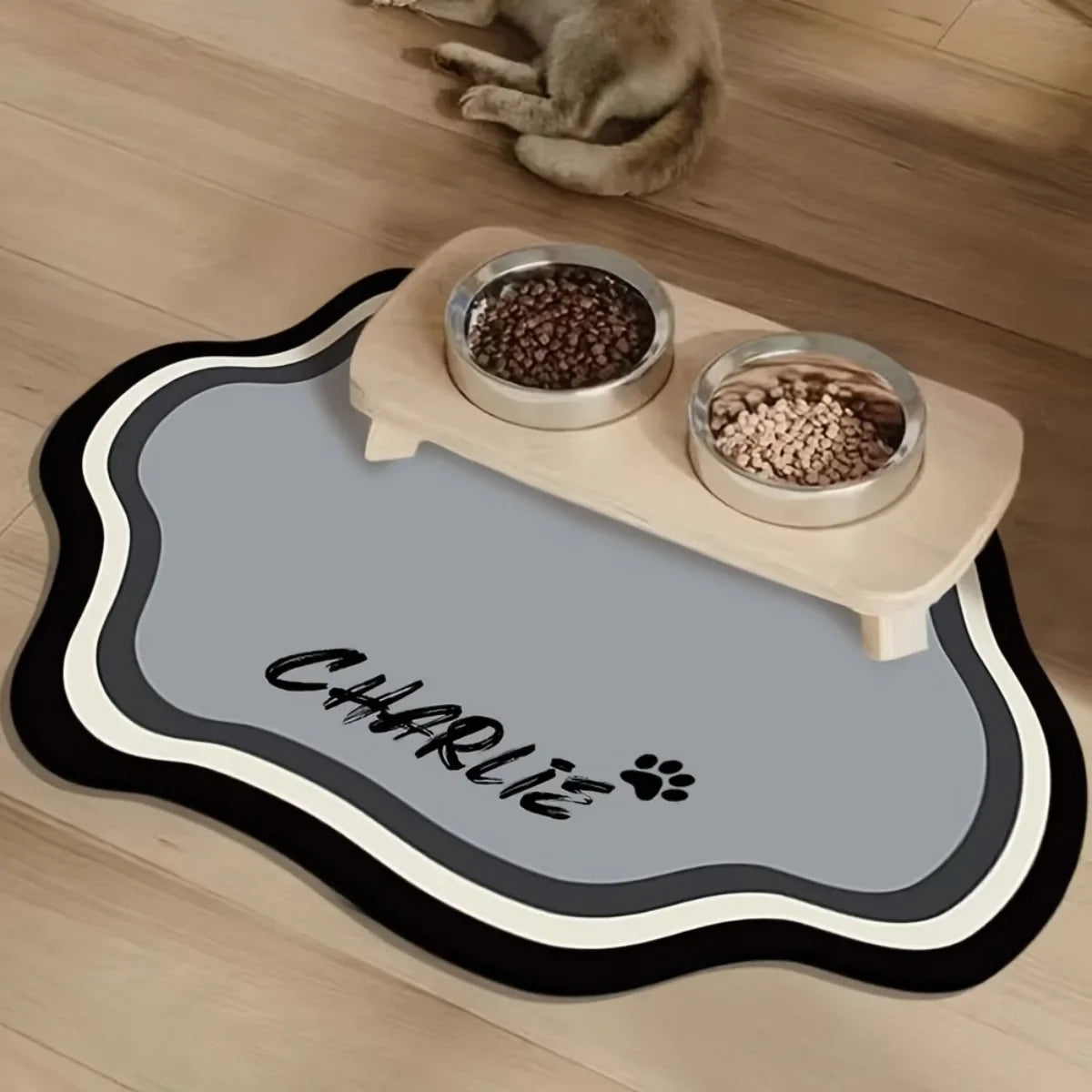 VIKAMA Pet Feeding Mat Diatomite Non-Slip Cat Dog