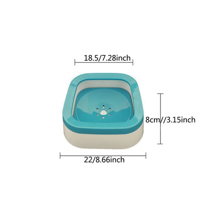 Anti-Splash Dog Water Bowl 1L Large Capacity