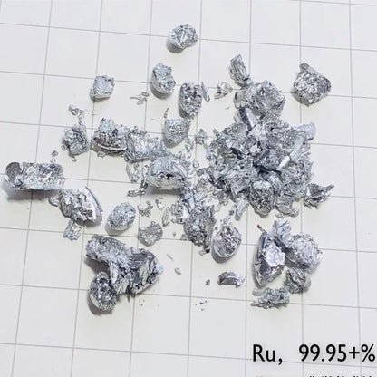 Handcrafted Ruthenium Block 99.95% Melting Ru Crystals Decor