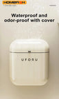 Wall-Mounted Large Capacity Waterproof Trash Can with Cover