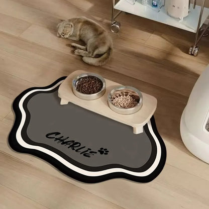 VIKAMA Pet Feeding Mat Diatomite Non-Slip Cat Dog