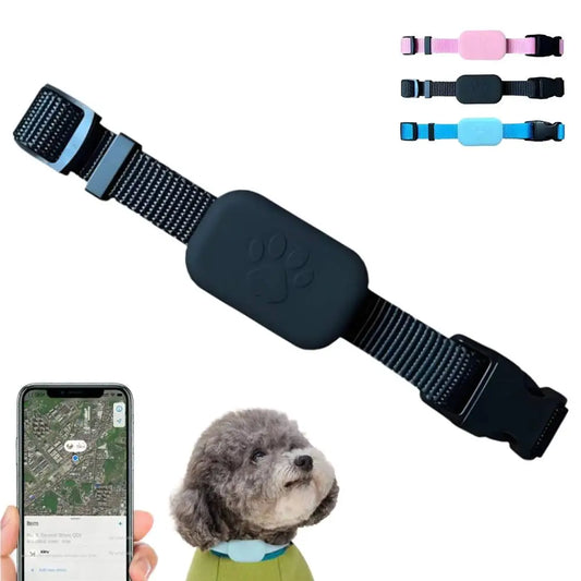 Waterproof Pet GPS Tracker Dog Cat Silicone Collar No Subscription
