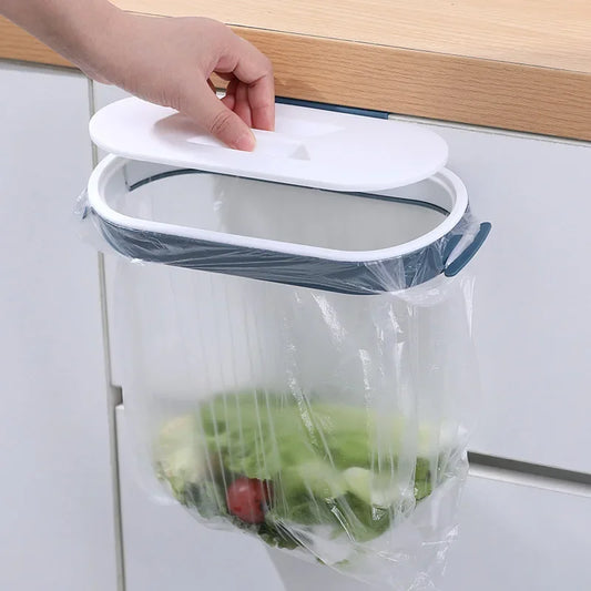 Wall-Mounted Rubbish Bag Holder No Punch Kitchen Rack