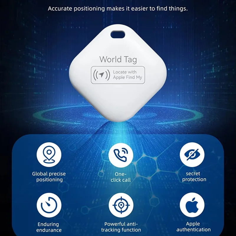 Mini Tracking Device Apple Find My Smart iTag Bluetooth GPS