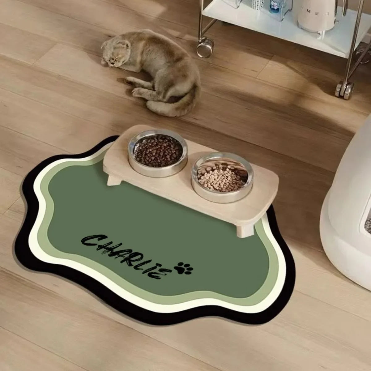 VIKAMA Pet Feeding Mat Diatomite Non-Slip Cat Dog