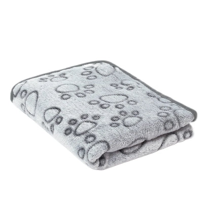 Pet Blanket Fluffy Soft Flannel Warm Dog Cat Mat